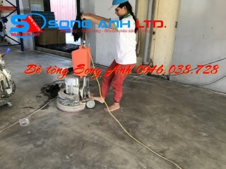 Dịch vụ mài sàn bê tông, đánh bóng sàn bê tông Đà nẵng